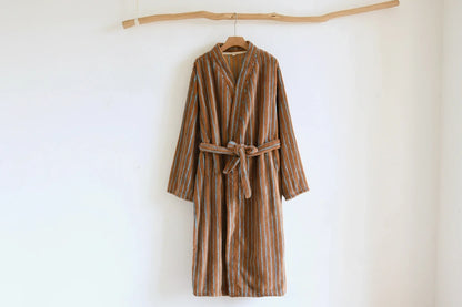 Flannel Stripe Robe