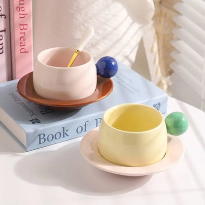 Creative Floating Saucer Ceramic Coffee Mug