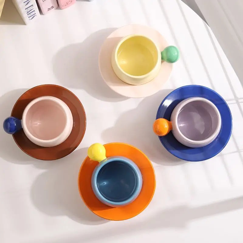 Creative Floating Saucer Ceramic Coffee Mug