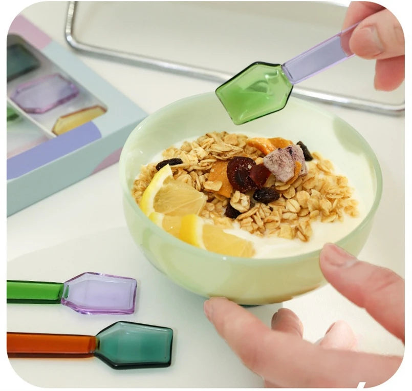 Creative Color Glass Small Spoon