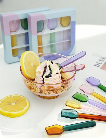 Creative Color Glass Small Spoon