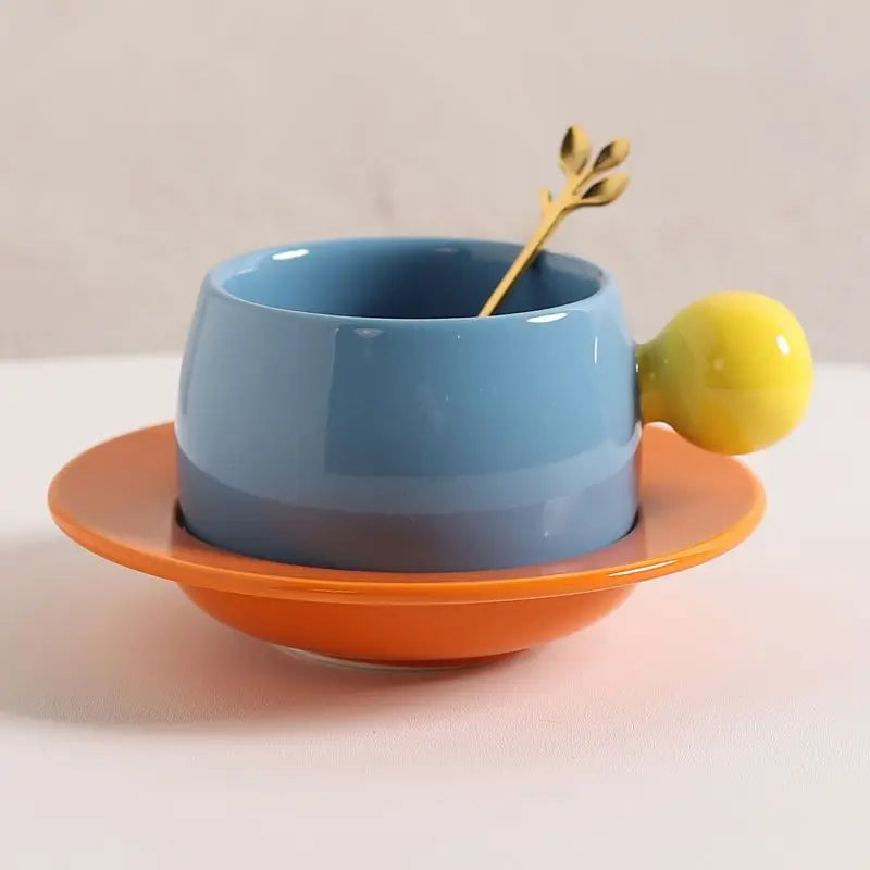Creative Floating Saucer Ceramic Coffee Mug