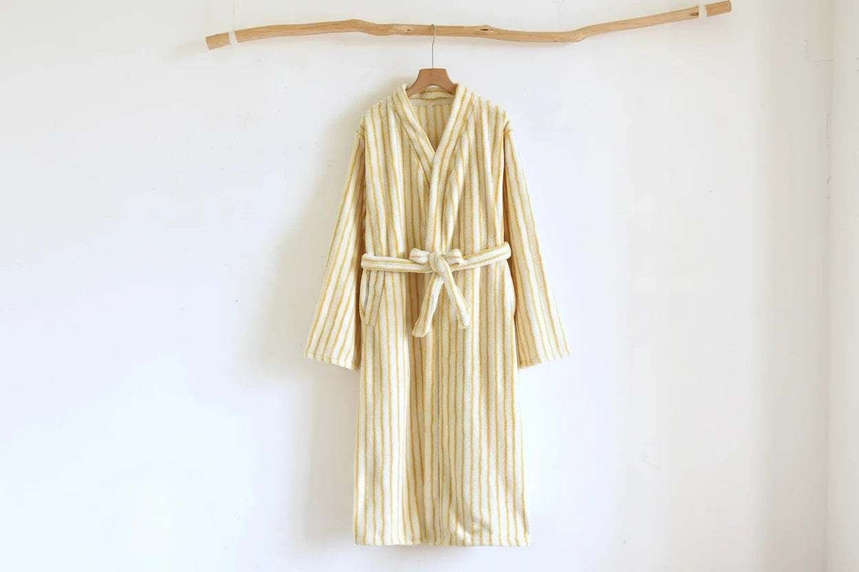 Flannel Stripe Robe