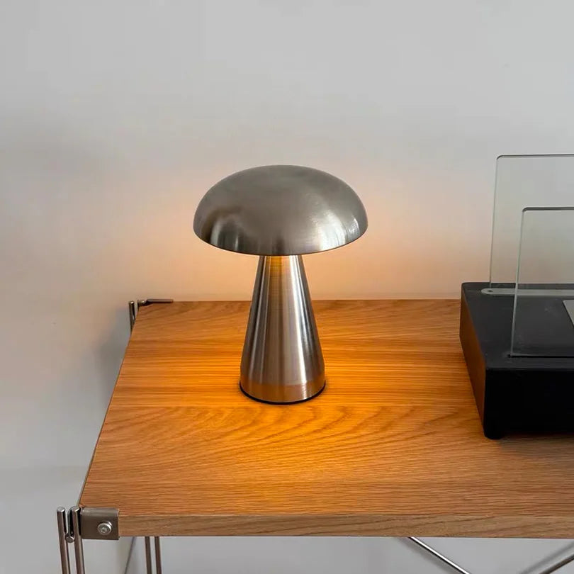 Touch Dimmable Mushroom LED Bedside Lamp