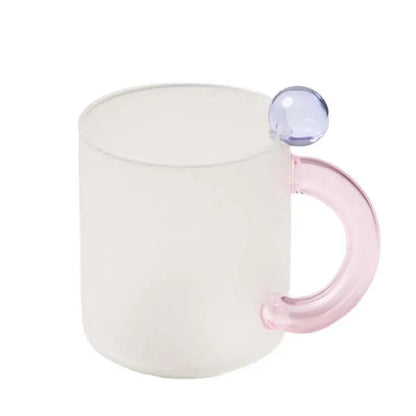Frosted Glacier Mug with Color Accent Handle