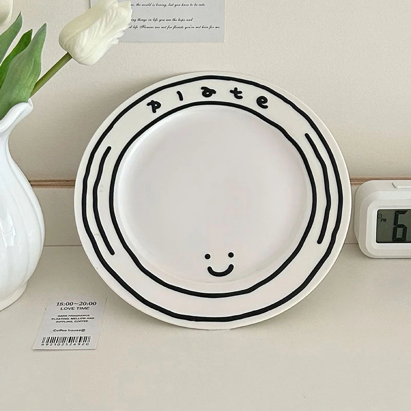 Ceramic Plate , Cup (5″ / 8″)