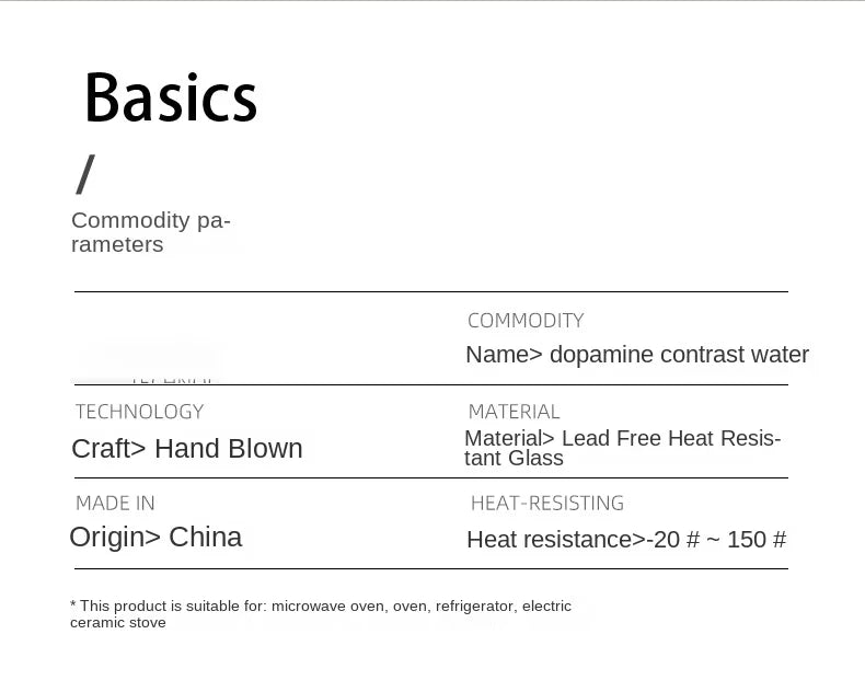 Color High Temperature Resistant Glass