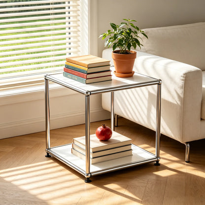 Modern Metal Frame End Table