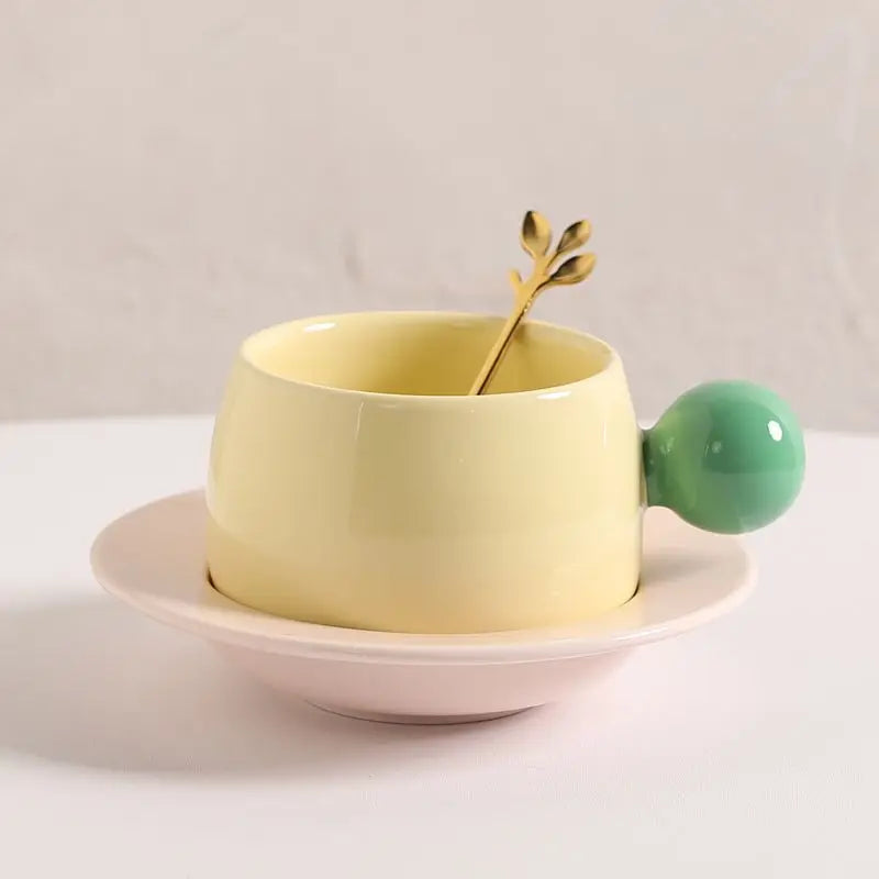 Creative Floating Saucer Ceramic Coffee Mug