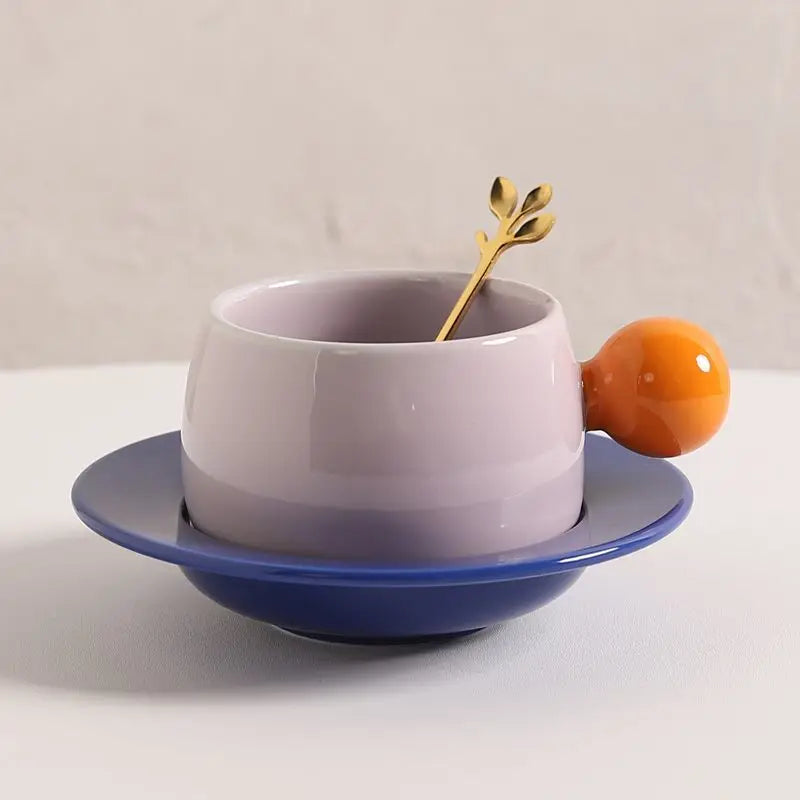 Creative Floating Saucer Ceramic Coffee Mug