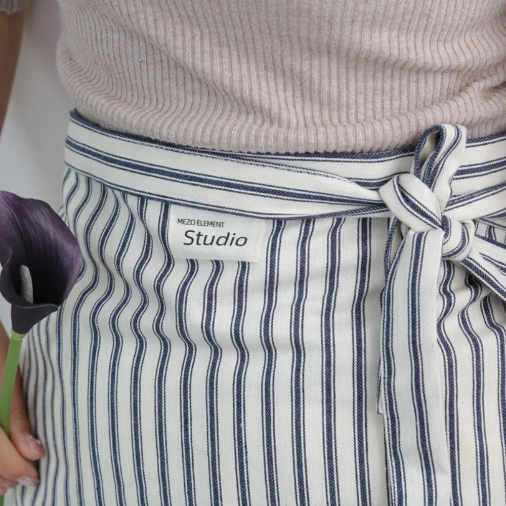 Cotton Stripe Apron