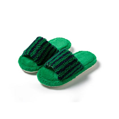 Autumn and Winter Striped  Women's Slippers