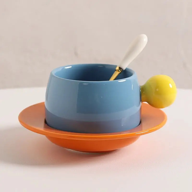 Creative Floating Saucer Ceramic Coffee Mug