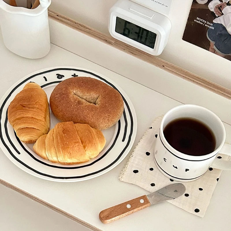 Ceramic Plate , Cup (5″ / 8″)