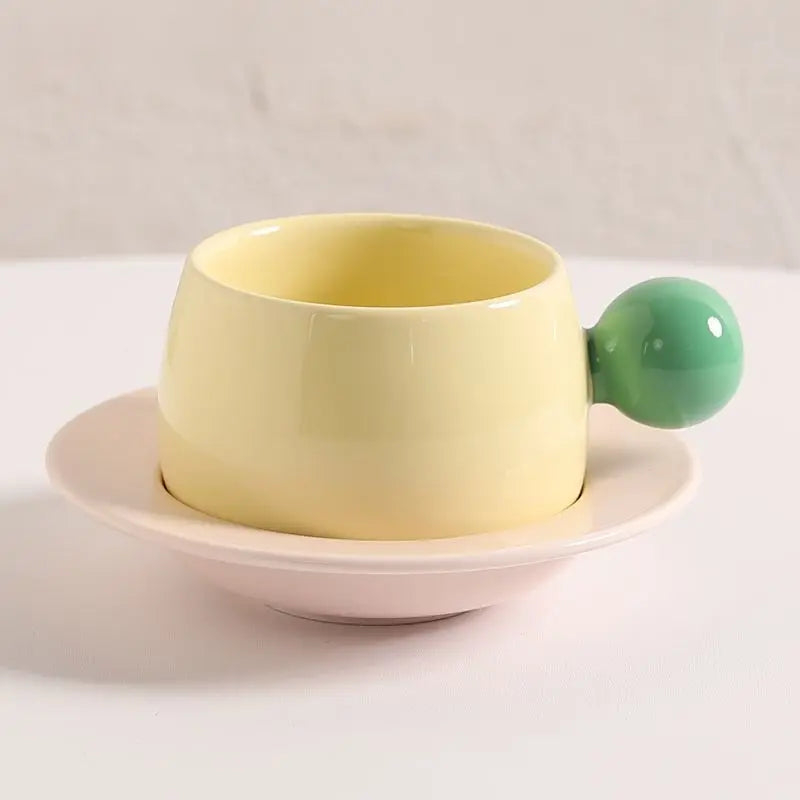 Creative Floating Saucer Ceramic Coffee Mug