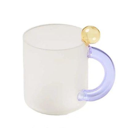 Frosted Glacier Mug with Color Accent Handle
