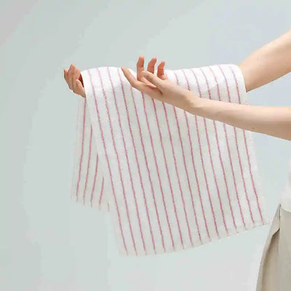 Retro Striped Cotton Towel
