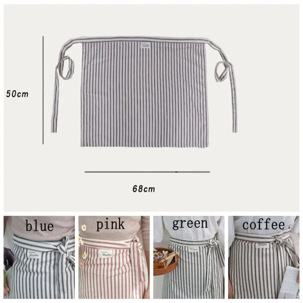 Cotton Stripe Apron