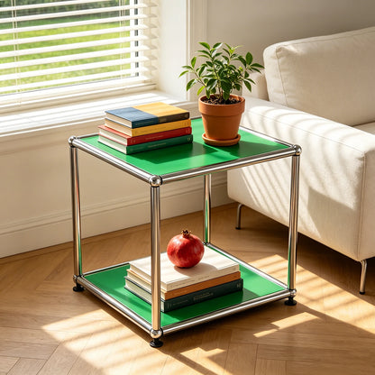 Modern Metal Frame End Table