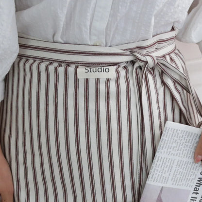 Cotton Stripe Apron