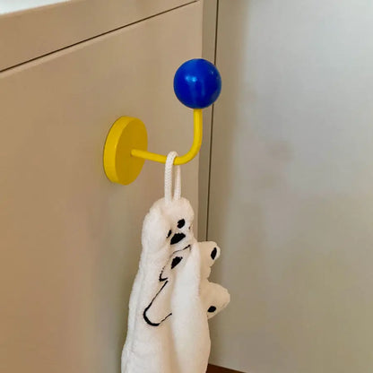 Color-Block Magnetic Decor with Wooden Accent