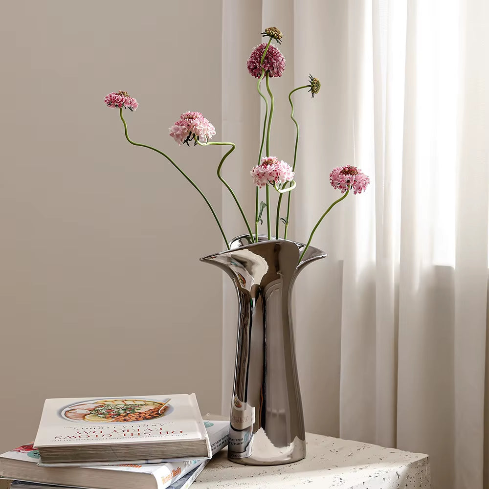 Ceramic Decorative Vase Light Luxury Nordic Hydroponic Flower Arrangement Vase Rural Home Decoration Flower Vases Home Decor