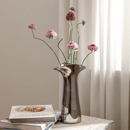 Ceramic Decorative Vase Light Luxury Nordic Hydroponic Flower Arrangement Vase Rural Home Decoration Flower Vases Home Decor